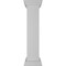 Ekena Millwork 8"W x 40"H Plain Newel Post with Flat Capital & Base Trim (Installation kit included) NWL08X40PLF0B0 - alternate 5